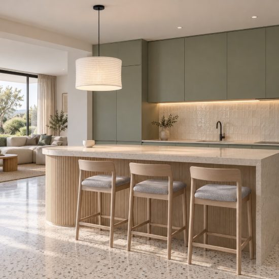 Lampadario a sospensione per cucina moderno cilindro bianco