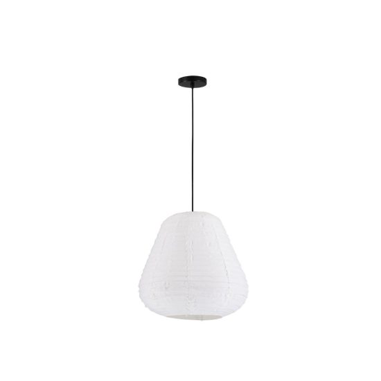 Lampadario a sospensione per cucina moderno cilindro bianco