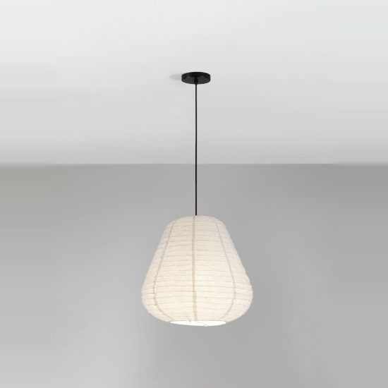 Lampadario a sospensione per cucina moderno cilindro bianco
