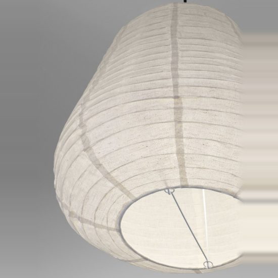 Lampadario a sospensione per cucina moderno cilindro bianco