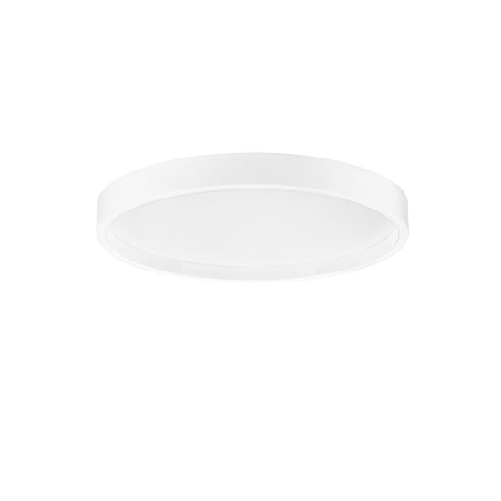 Plafoniera led 38w cct 2700k 3000k dimmerabile per cucina moderna rotonda bianca