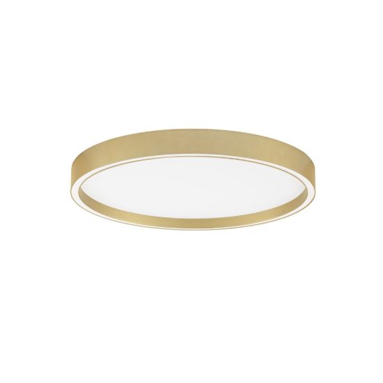 Plafoniera per cucina moderna rotonda oro led 38w cct 2700k 3000k dimmerabile