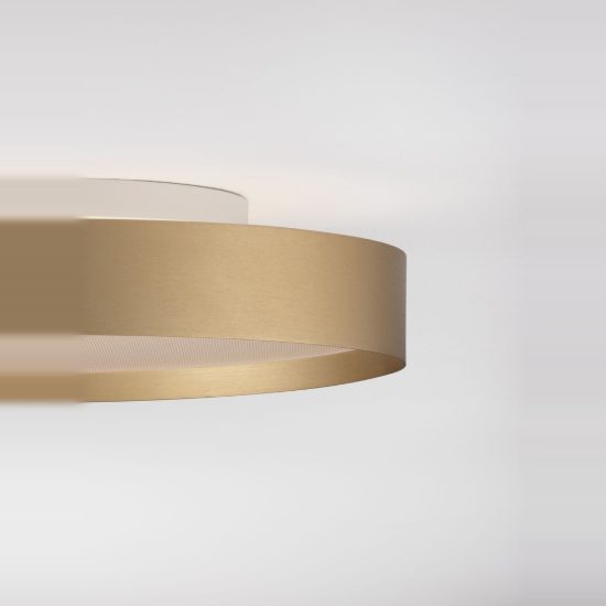 Plafoniera per cucina moderna oro led 37w cct 2700k 3000k dimmerabile 40cm