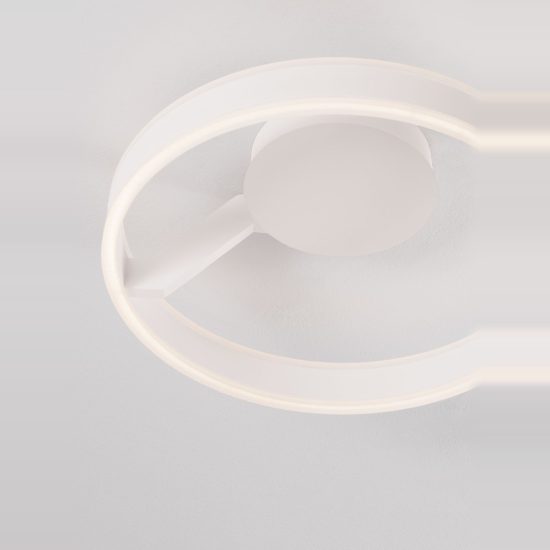 Plafoniera led 28w cct 2700k 4000k dimmerabile per camera da letto bianca