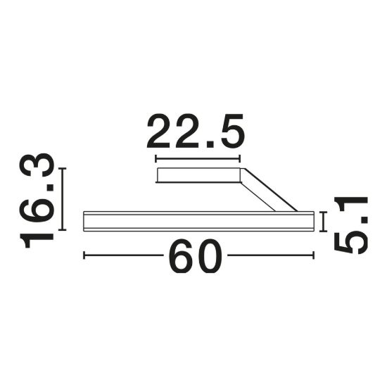 Plafoniera per camera da letto nera led 40w cct 2700k 4000k dimmerabile
