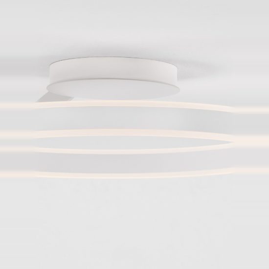 Plafoniera led 40w cct 2700k 4000k dimmerabile per camera da letto bianca