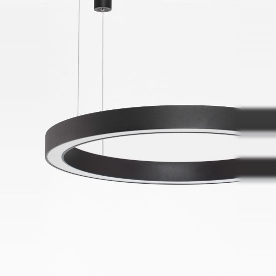 Lampadario a sospensione nero sabbiato per soggiorno led 80w cct 2700k 4000k dimmerabile con telecomando