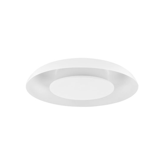 Plafoniera led 24w cct 2700k 4000k dimmerabile 40cm per cucina moderna bianca