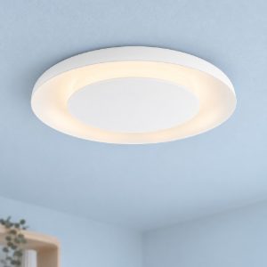Plafoniera led 38w cct 2700k 4000k dimmerabile per camera da letto bianca