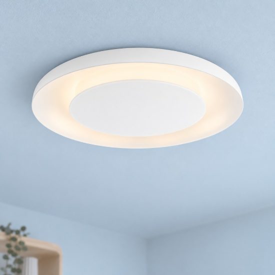 Plafoniera led 38w cct 2700k 4000k dimmerabile per camera da letto bianca