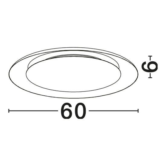 Plafoniera led 38w cct 2700k 4000k dimmerabile per soggiornonero e oro