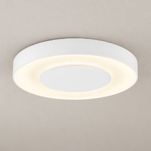 Plafoniera led 25w cct 2700k 4000k dimmerabile per cucina moderna rotonda bianca