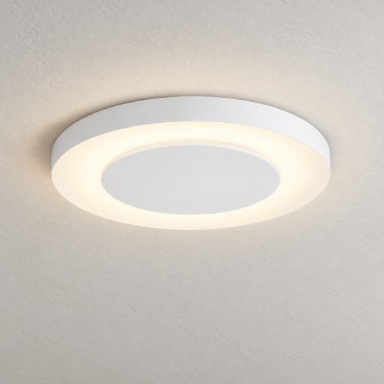 Plafoniera led 37w cct 2700k 4000k dimmerabile per camera da letto bianca