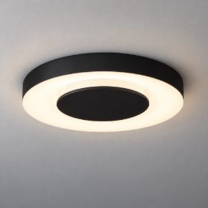 Plafoniera per cucina nero e bianco led 25w cct 2700k 4000k dimmerabile
