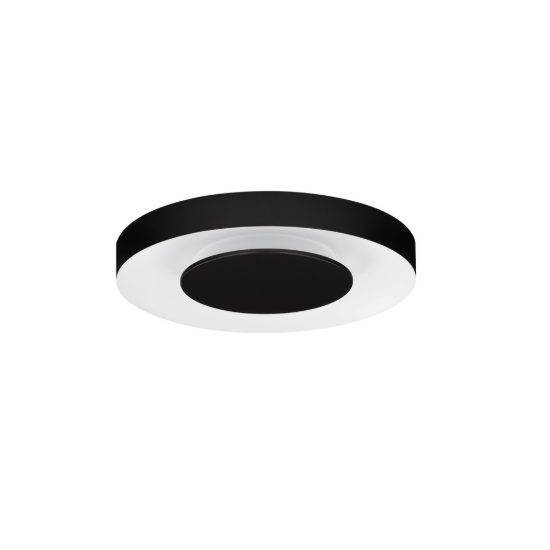 Plafoniera per cucina nero e bianco led 25w cct 2700k 4000k dimmerabile