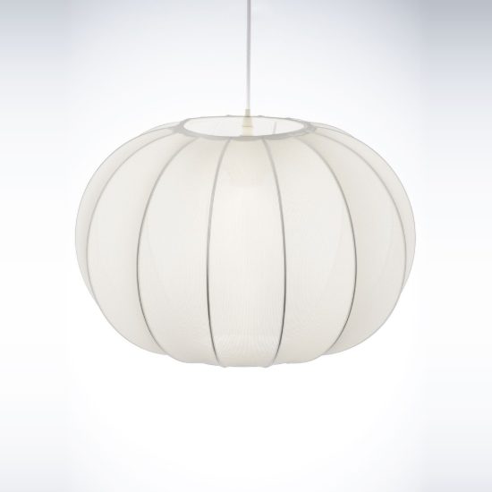 Lampadario a sospensione moderno lanterniforme bianco per camera da letto