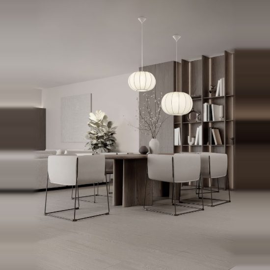 Lampadario a sospensione per camera da letto moderno a lanterna bianco