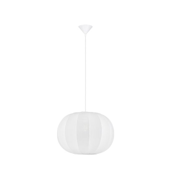 Lampadario a sospensione per camera da letto moderno a lanterna bianco