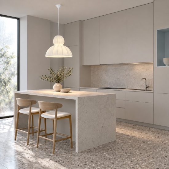 Lampadario a sospensione per camera da letto moderno lanterniforme bianco