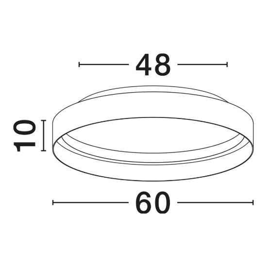 Plafoniera per camera da letto oro champagne e nero led 59w cct 2700k 4000k dimmerabile