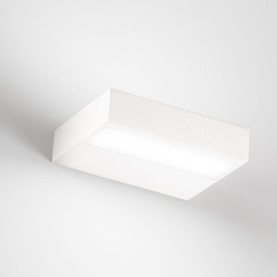 Fabas snap bianca applique led 18w cct 2700k 3000k 4000k dimmerabile