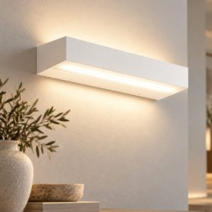 Fabas luce snap applique led 24w cct 2700k 4000k dimmerabile bianco per soggiorno