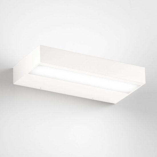 Fabas luce snap applique led 24w cct 2700k 4000k dimmerabile bianco per soggiorno