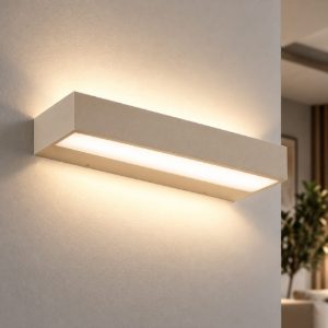 Fabas snap applique led 24w cct 2700k 3000k 4000k dimmerabile sabbia