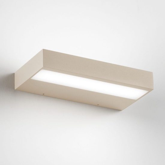 Fabas snap applique led 24w cct 2700k 3000k 4000k dimmerabile sabbia