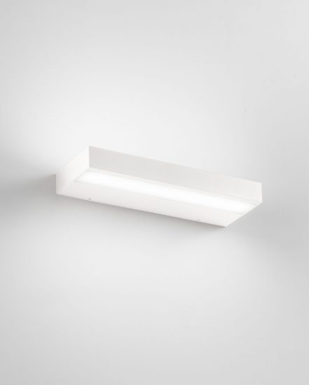 Fabas luce snap applique led 39w cct 2700k 4000k dimmerabile bianco per soggiorno