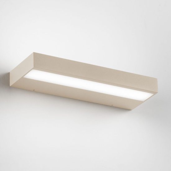 Fabas luce snap applique led 39w cct 2700k 4000k dimmerabile sabbia per soggiorno