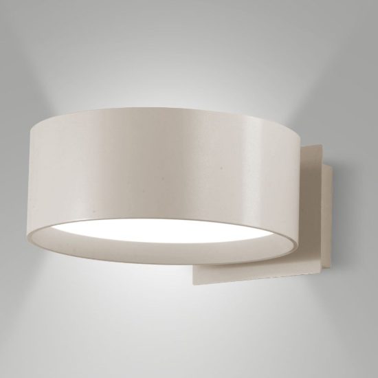 Fabas applique venice champagne led 11w cct 2700k 3000k 4000k dimmerabile
