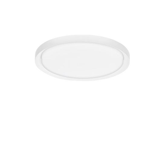 Plafoniera led 50w 3000k dimmerabile 56cm moderna rotonda bianca