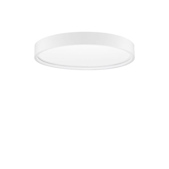 Plafoniera led 30w 3000k dimmerabile 45cm moderna rotonda bianca