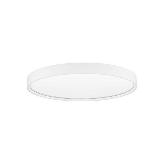 Plafoniera led 60w 3000k dimmerabile 60cm moderna rotonda bianca