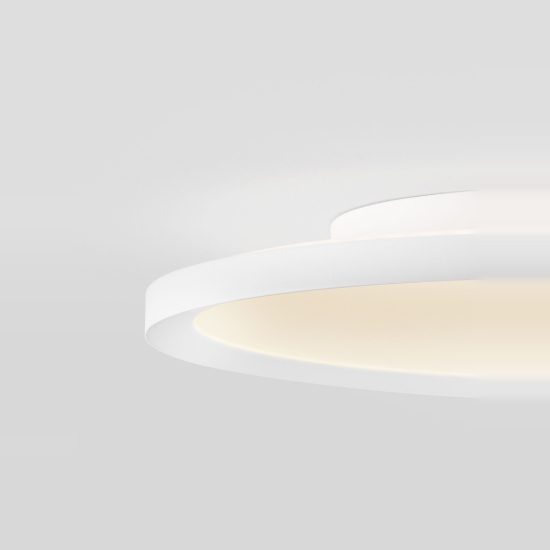 Plafoniera led 35w cct 2700k 3000k dimmerabile 40cm per cabina armadio moderna bianca