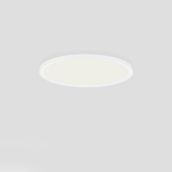 Plafoniera led 35w cct 2700k 3000k dimmerabile 40cm per cabina armadio moderna bianca