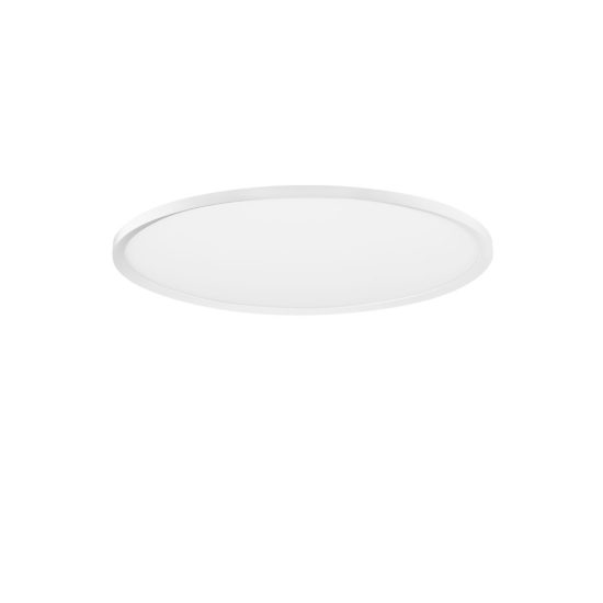 Plafoniera led 55w cct 2700k 3000k 60cm dimmerabile per soggiorno bianca