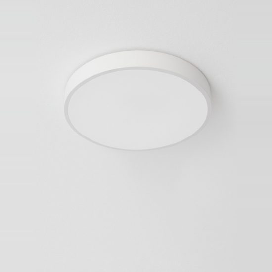 Plafoniera led 24w 3000k 40cm moderna rotonda bianca