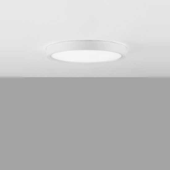 Plafoniera led 18w cct 3000k 6500k 22cm moderna rotonda bianca