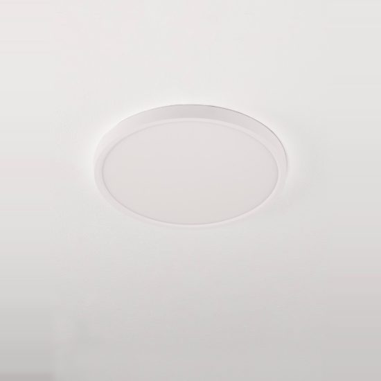 Plafoniera led 24w cct 3000k 6500k 30cm moderna rotonda bianca