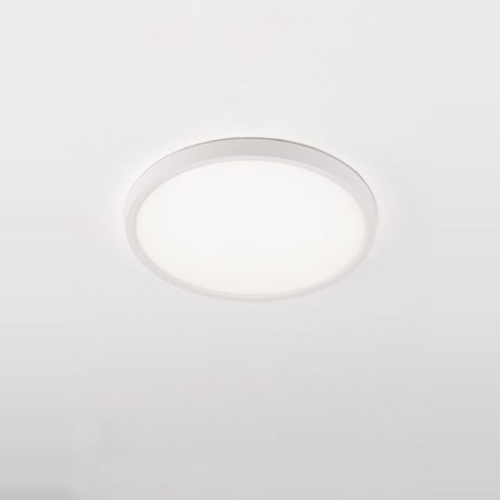 Plafoniera led 24w cct 3000k 6500k 30cm moderna rotonda bianca