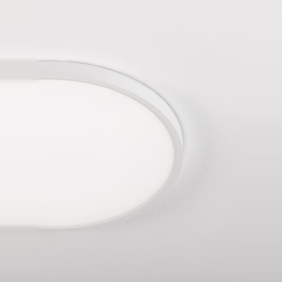 Plafoniera led 36w cct 3000k 6500k 40cm moderna rotonda bianca