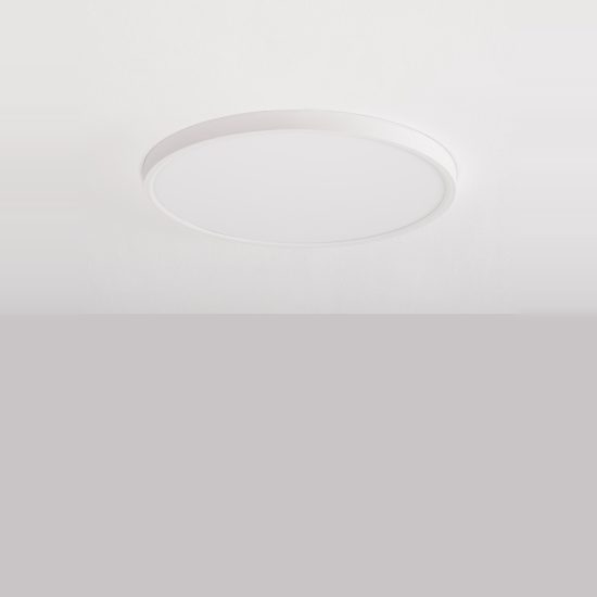 Plafoniera led 36w cct 3000k 6500k 40cm moderna rotonda bianca