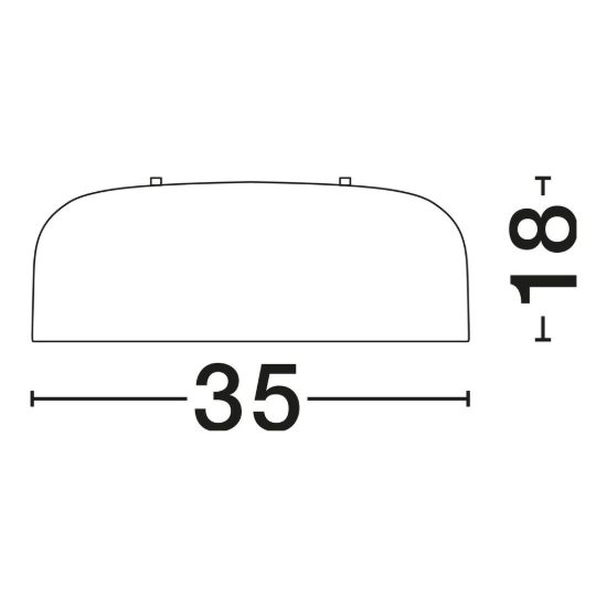 Plafoniera 35cm moderna cilindrica bianca