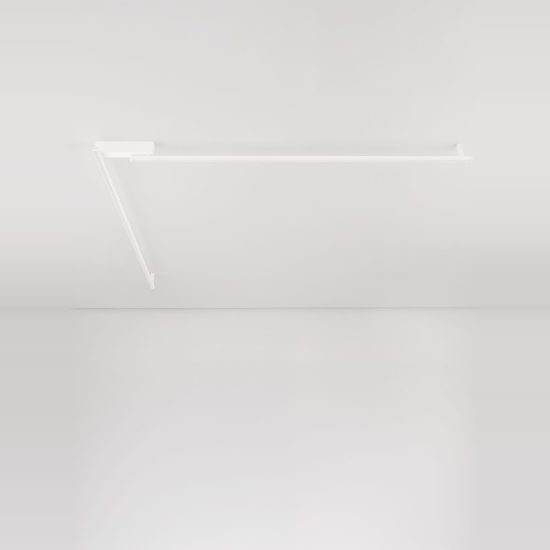 Plafoniera led 39w 3000k 309cm dimmerabile moderna lineare bianca