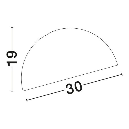 Plafoniera 30cm cupola moderna nero e oro