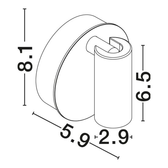 Applique per comodino camera da letto led 2w cct 2700k 4000k dimmerabile bianca