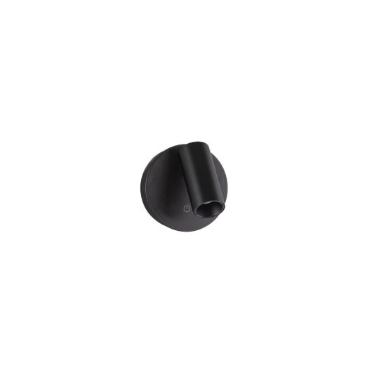 Applique per comodino camera da letto nera led 2w cct 2700k 4000k dimmerabile