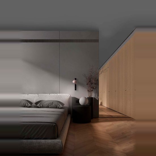 Applique da comodino con faretto per camera da letto oro champagne e nero led 10w 3000k orientabile